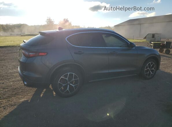 ZASPAKBN5M7D17826 2021 ALFA ROMEO STELVIO Gray Rear right