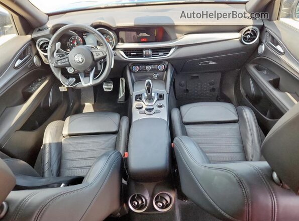 ZASPAKBN5N7D28715 2022 ALFA ROMEO STELVIO Blue Вид панелі приладів