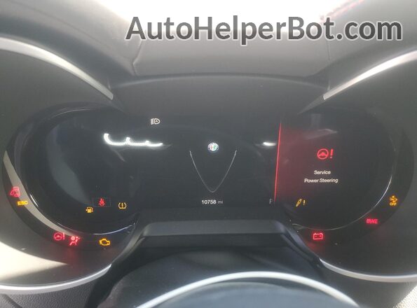 ZASPAKBN5S7D95763 2025 ALFA ROMEO STELVIO White ხელსაწყოთა პანელის ხედი