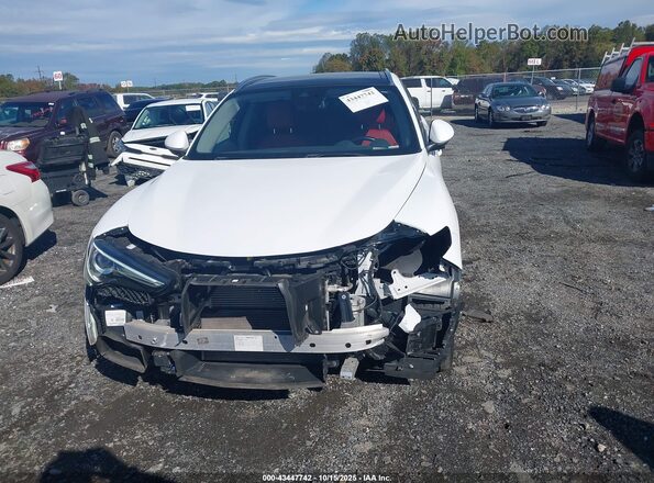 ZASPAKBN6L7C91932 2020 ALFA ROMEO STELVIO White Vista del cuadro de instrumentos