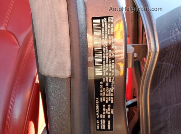 ZASPAKBN7L7C88764 2020 ALFA ROMEO STELVIO Gray Вид підкапотного простору