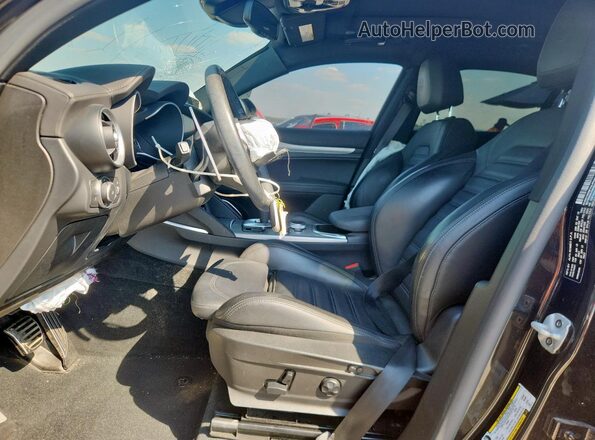 ZASPAKBN7M7D09744 2021 ALFA ROMEO STELVIO Black Front interior view