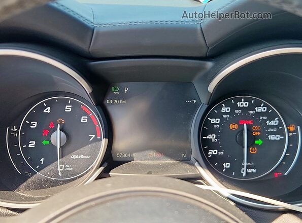 ZASPAKBN7M7D09744 2021 ALFA ROMEO STELVIO Black Instrument cluster view
