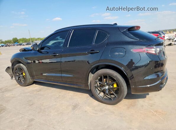 ZASPAKBN7M7D09744 2021 ALFA ROMEO STELVIO Black Rear left