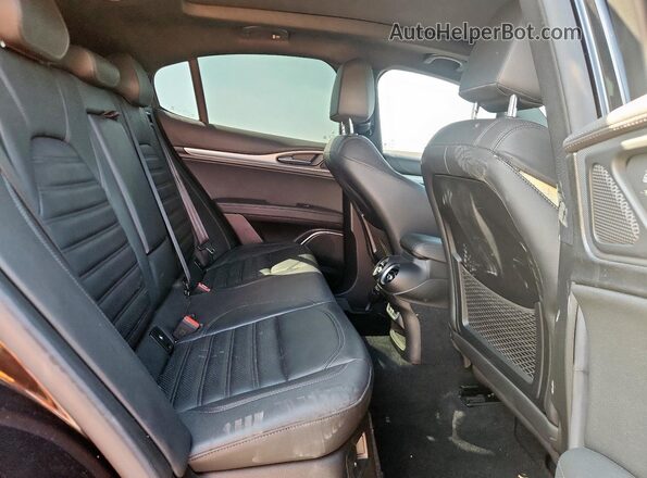 ZASPAKBN7M7D09744 2021 ALFA ROMEO STELVIO Black Rear interior view