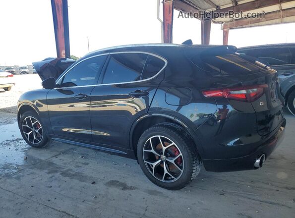 ZASPAKBN7M7D20792 2021 ALFA ROMEO STELVIO Black უკანა მარცხენა