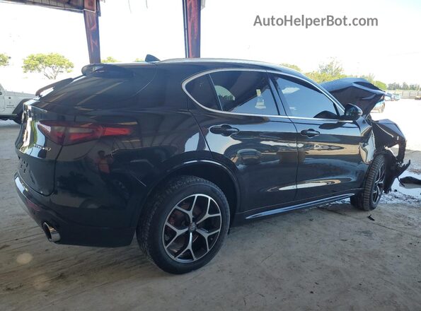 ZASPAKBN7M7D20792 2021 ALFA ROMEO STELVIO Black უკანა მარჯვენა