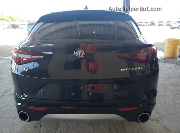 ZASPAKBN7M7D20792 2021 ALFA ROMEO STELVIO Black უკანა ხედი