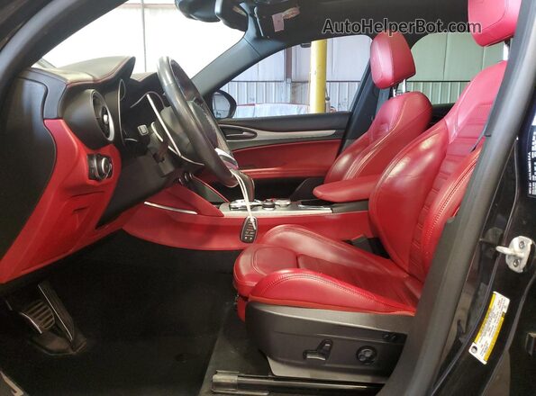 ZASPAKBN8L7C82973 2020 ALFA ROMEO STELVIO Charcoal Вид салону спереду