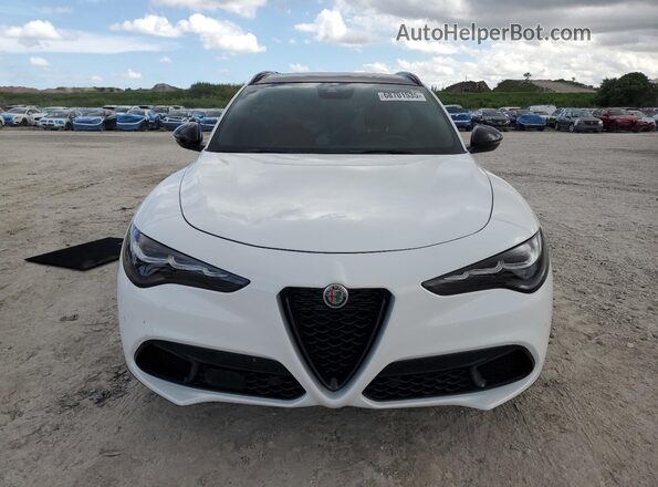 ZASPAKBNXR7D77771 2024 ALFA ROMEO STELVIO White Front view