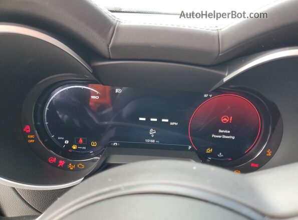 ZASPAKBNXR7D77771 2024 ALFA ROMEO STELVIO White Instrument cluster view