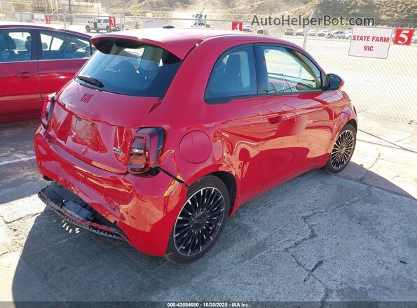 ZFAFFAA40RX220430 2024 FIAT 500E Red Հետևի աջ