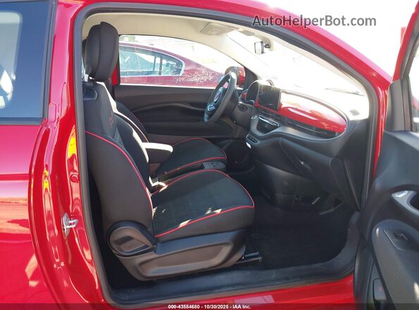 ZFAFFAA40RX220430 2024 FIAT 500E Red Սալոնի դիմացի տեսք