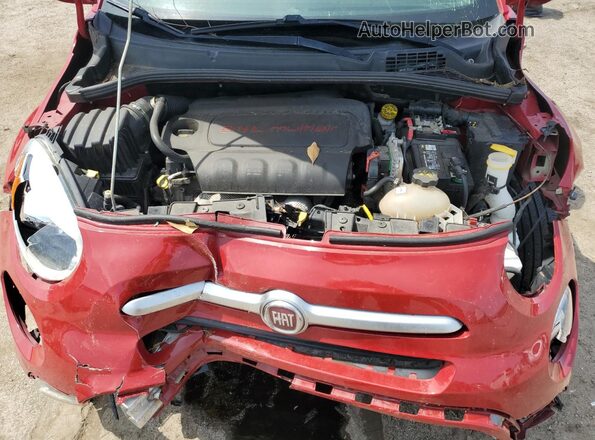 ZFBCFXCB4JP686752 2018 FIAT 500X Красный Вид задней части салона