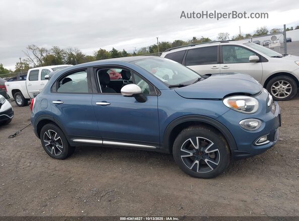 ZFBCFYAB1JP694431 2018 FIAT 500X Light Blue Սալոնի հետևի տեսք