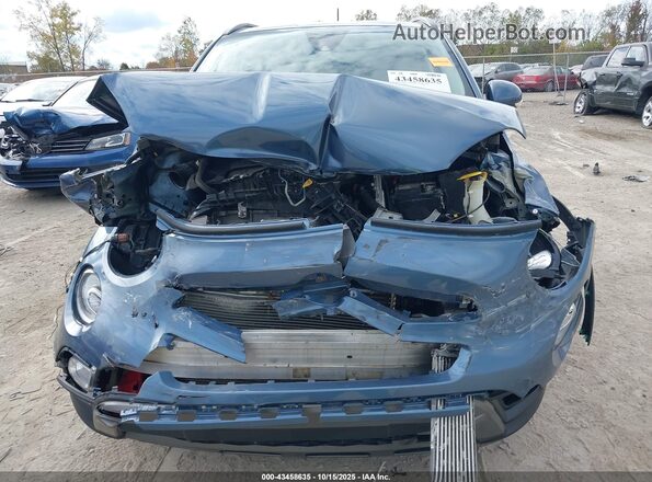 ZFBCFYCB5JP677550 2018 FIAT 500X Blue Вид щитка приладів