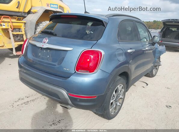 ZFBCFYCB5JP677550 2018 FIAT 500X Blue Задня права чверть