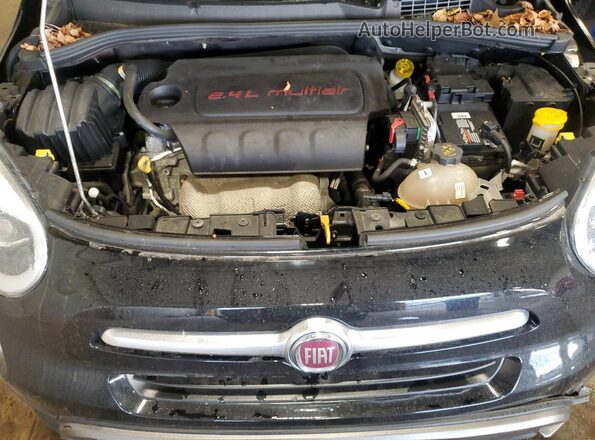 ZFBCFYCB8HP615117 2017 FIAT 500X Черный Вид подкапотного пространства