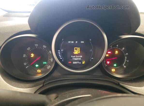 ZFBCFYCB8HP615117 2017 FIAT 500X Черный Вид щитка приборов