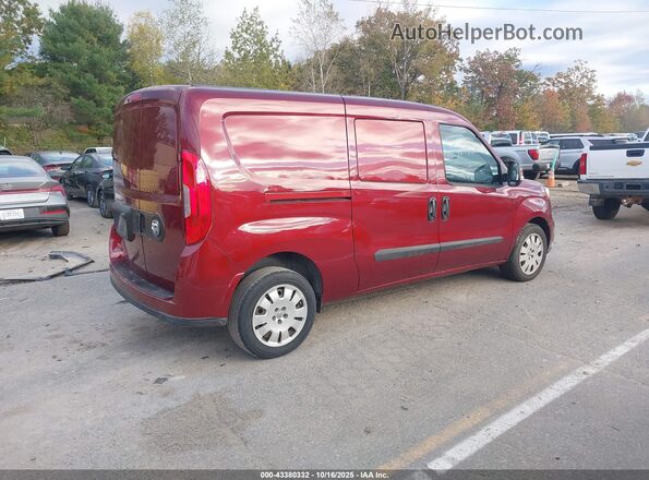 ZFBERFBT9G6C67768 2016 RAM PROMASTER CITY Maroon Задня права чверть