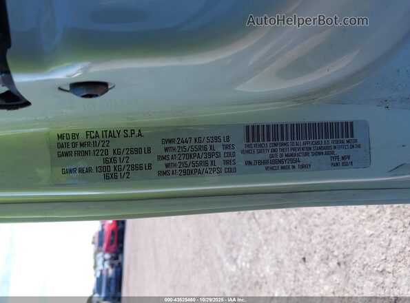 ZFBHRFAB6N6Y29514 2022 RAM PROMASTER CITY Белый Вид подкапотного пространства
