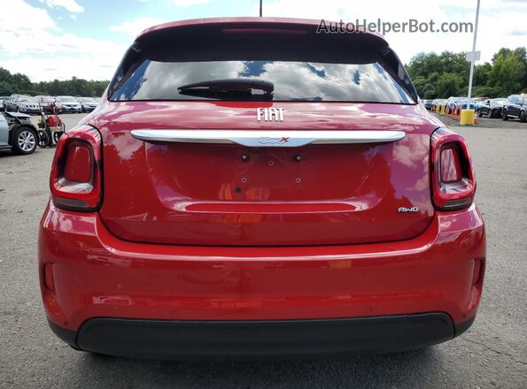 ZFBNF3A16NP975648 2022 FIAT 500X Red უკანა ხედი
