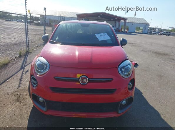 ZFBNFYC11LP846725 2020 FIAT 500X Red Vista interior trasera