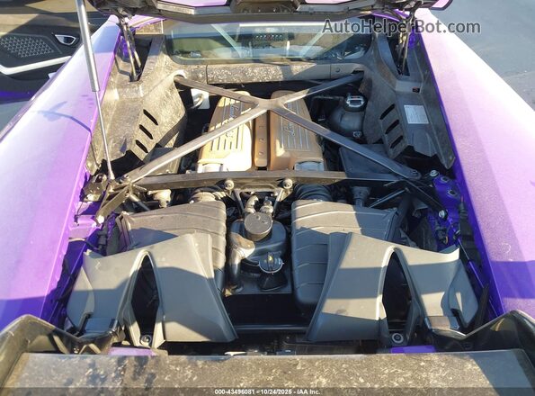 ZHWUD4ZF7KLA12503 2019 LAMBORGHINI HURACAN Purple Widok z tyłu