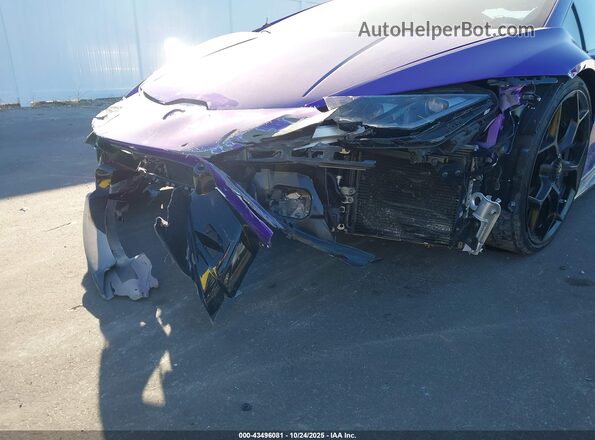 ZHWUD4ZF7KLA12503 2019 LAMBORGHINI HURACAN Purple Widok z przodu