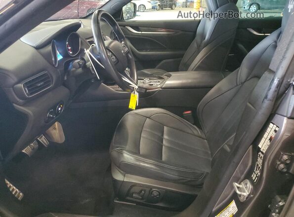 ZN661XUS1KX325454 2019 MASERATI LEVANTE Gray Vista interior delantera