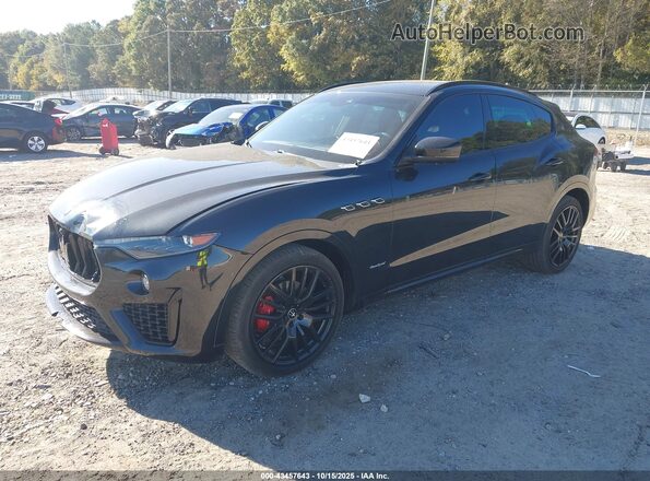 ZN661XUS3MX364775 2021 MASERATI LEVANTE Black Առջևի ձախ երեք քառորդ տեսարան