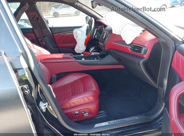ZN661XUS7MX372314 2021 MASERATI LEVANTE Black წინა სალონის ხედი