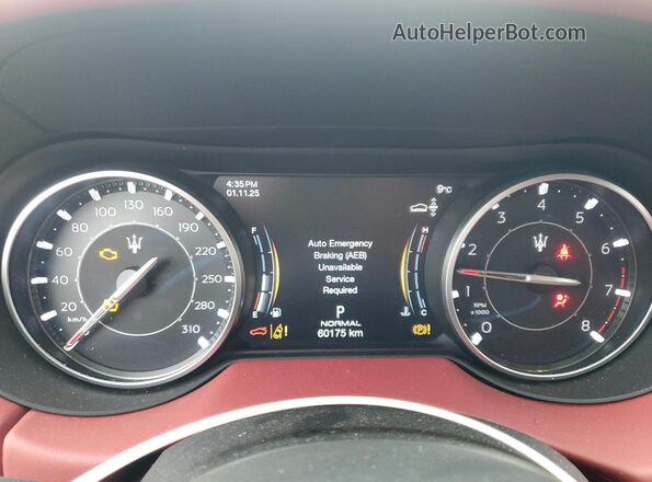 ZN661YUM8NX407127 2022 MASERATI LEVANTE Black Vista del cuadro de instrumentos
