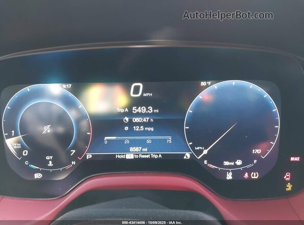ZN682AVM8P7426498 2023 MASERATI GRECALE Dark Blue Вид задних сидений