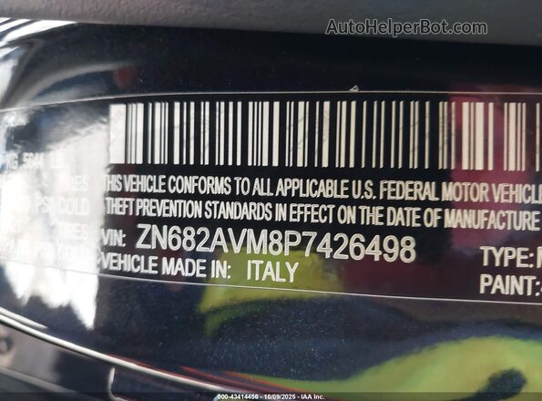 ZN682AVM8P7426498 2023 MASERATI GRECALE Dark Blue Вид подкапотного пространства