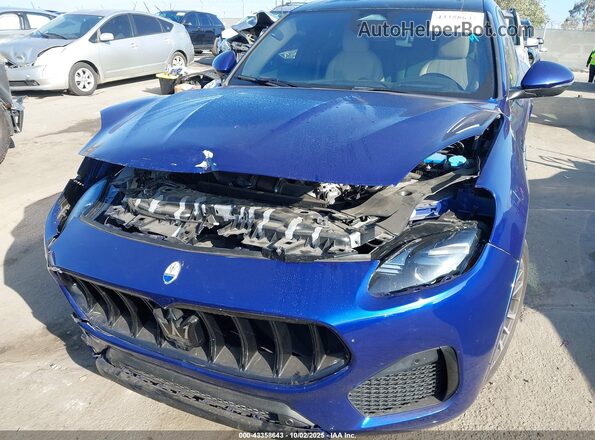ZN682AVM9P7427207 2023 MASERATI GRECALE Blue Vista frontal
