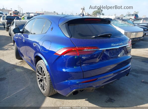ZN682AVM9P7427207 2023 MASERATI GRECALE Blue Trasero izquierdo