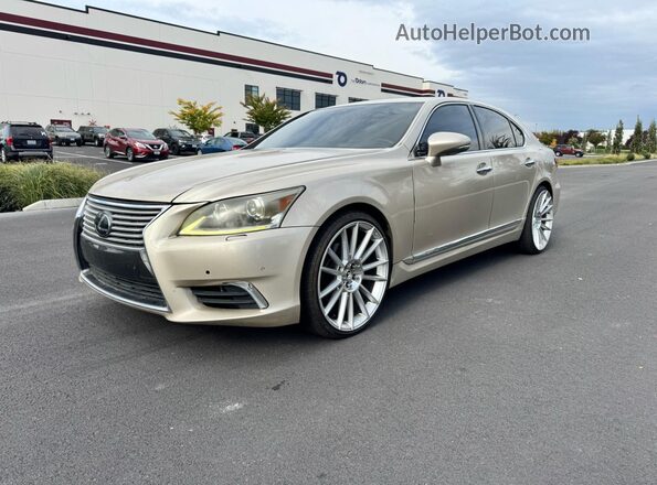 JTHBL5EF2H5143975 2017 LEXUS LS Gold Rear right