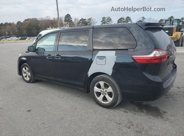 5TDZZ3DC0LS085863 2020 TOYOTA SIENNA Black უკანა მარჯვენა