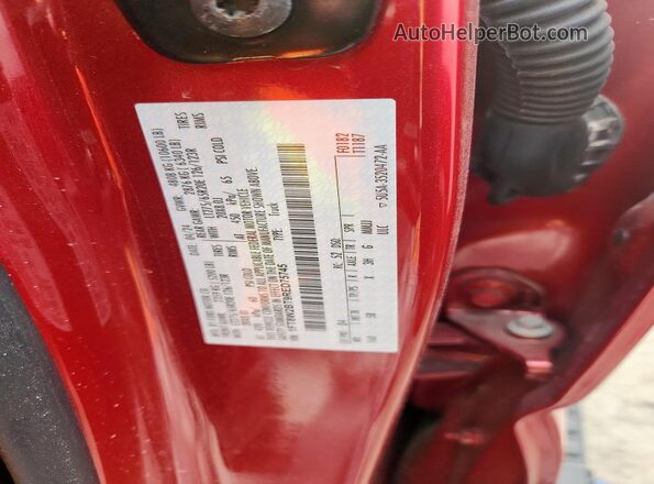 1FT8W2BT9RED75745 2024 FORD F250 Красный Вид наклейки с VIN-кодом