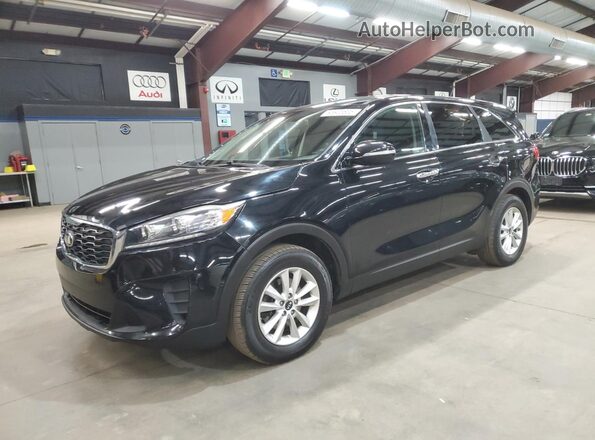5XYPG4A37KG585344 2019 KIA SORENTO Black 