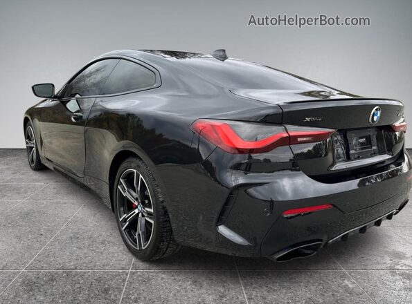 WBA13AR09MCF20741 2021 BMW M4 Black უკანა მარჯვენა
