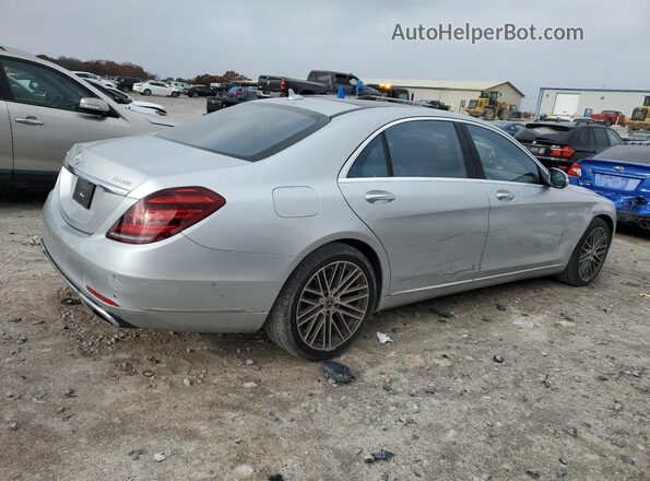 WDDUG6EB8JA348835 2018 MERCEDES-BENZ S-CLASS Серебряный Передняя правая четверть