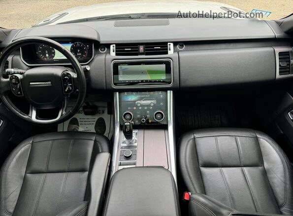 SALWR2RVXKA839444 2019 LAND ROVER RANGE ROVER White უკანა სალონის ხედი