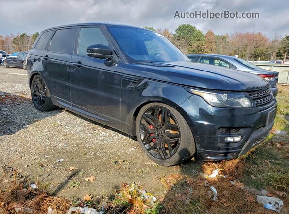 SALWV2FE2HA138261 2017 LAND ROVER RANGE ROVER Синий Вид спереди