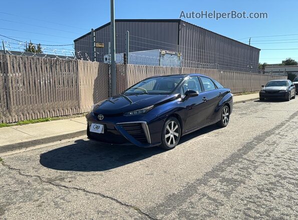 JTDBVRBD9HA001930 2017 TOYOTA MIRAI Blue უკანა მარჯვენა