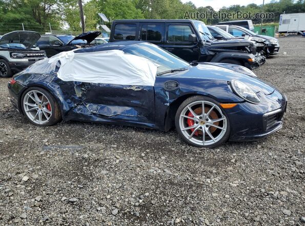 WP0CB2A98JS147463 2018 PORSCHE 911 Blue წინა ხედი