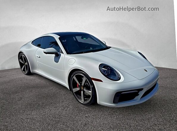 WP0AB2A92MS222329 2021 PORSCHE 911 Белый Задняя левая четверть