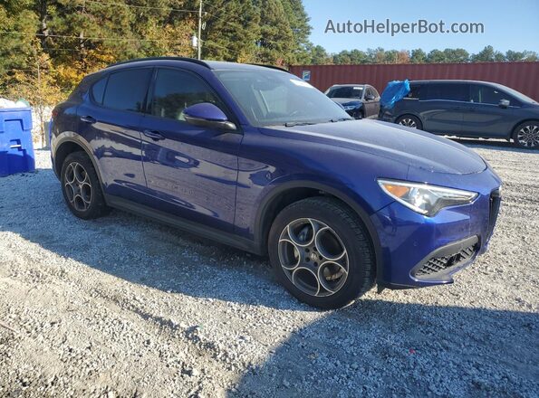 ZASPAJAN0N7D39195 2022 ALFA ROMEO STELVIO Blue Front view