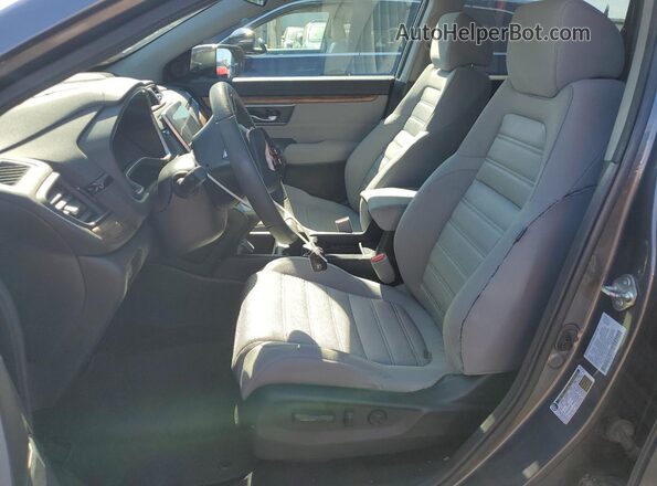 5J6RW1H51JA001272 2018 HONDA CRV Gray 